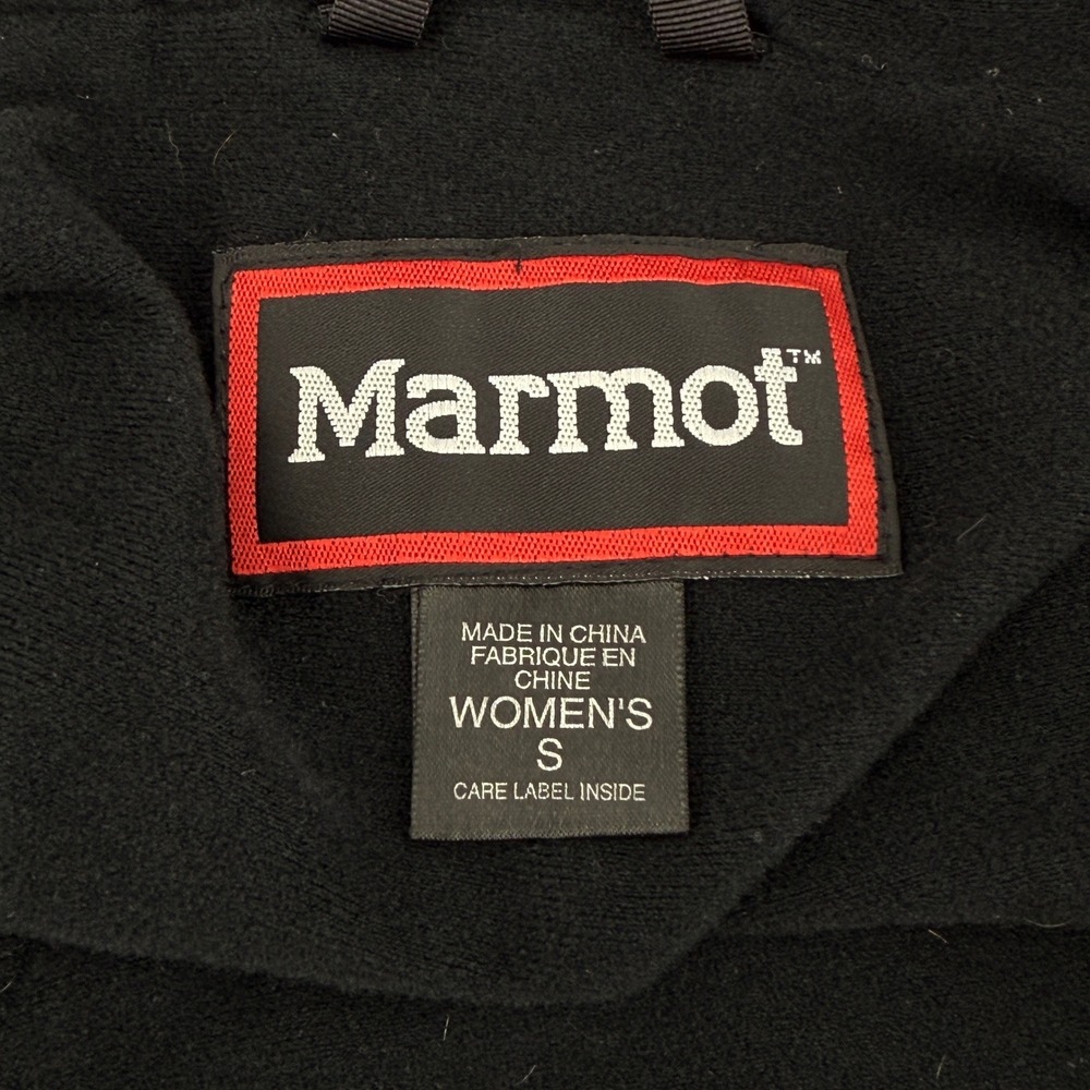 Marmot Polarguard 3D Pullover Womens Small Black Fleece Lined Quilted‎ 3/4 Zip - Picture 4 of 13